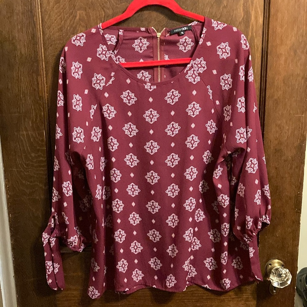 Paper moon blouse